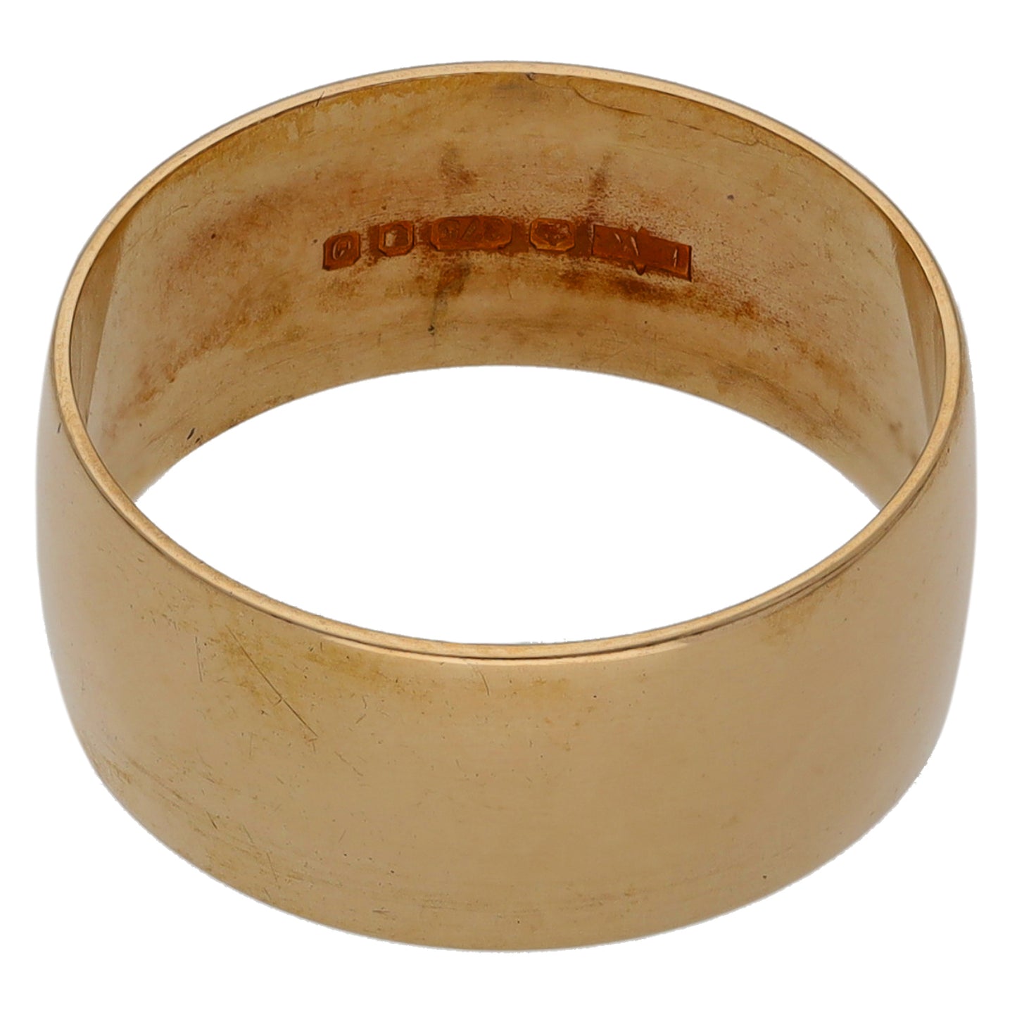 9ct Gold Plain Wedding Ring Size K