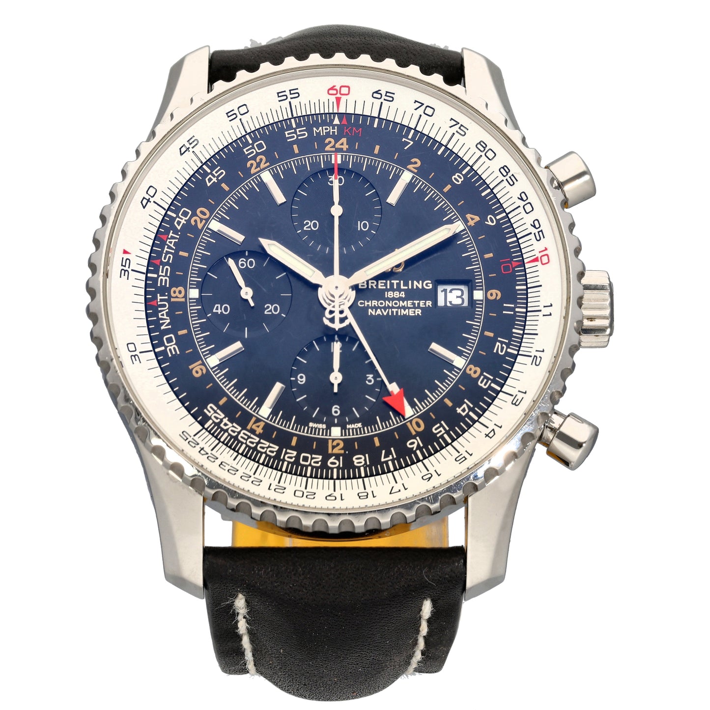 Breitling Navitimer A24322 46mm Stainless Steel Watch