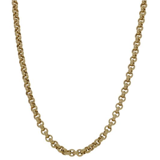 9ct Gold Belcher Chain 20"