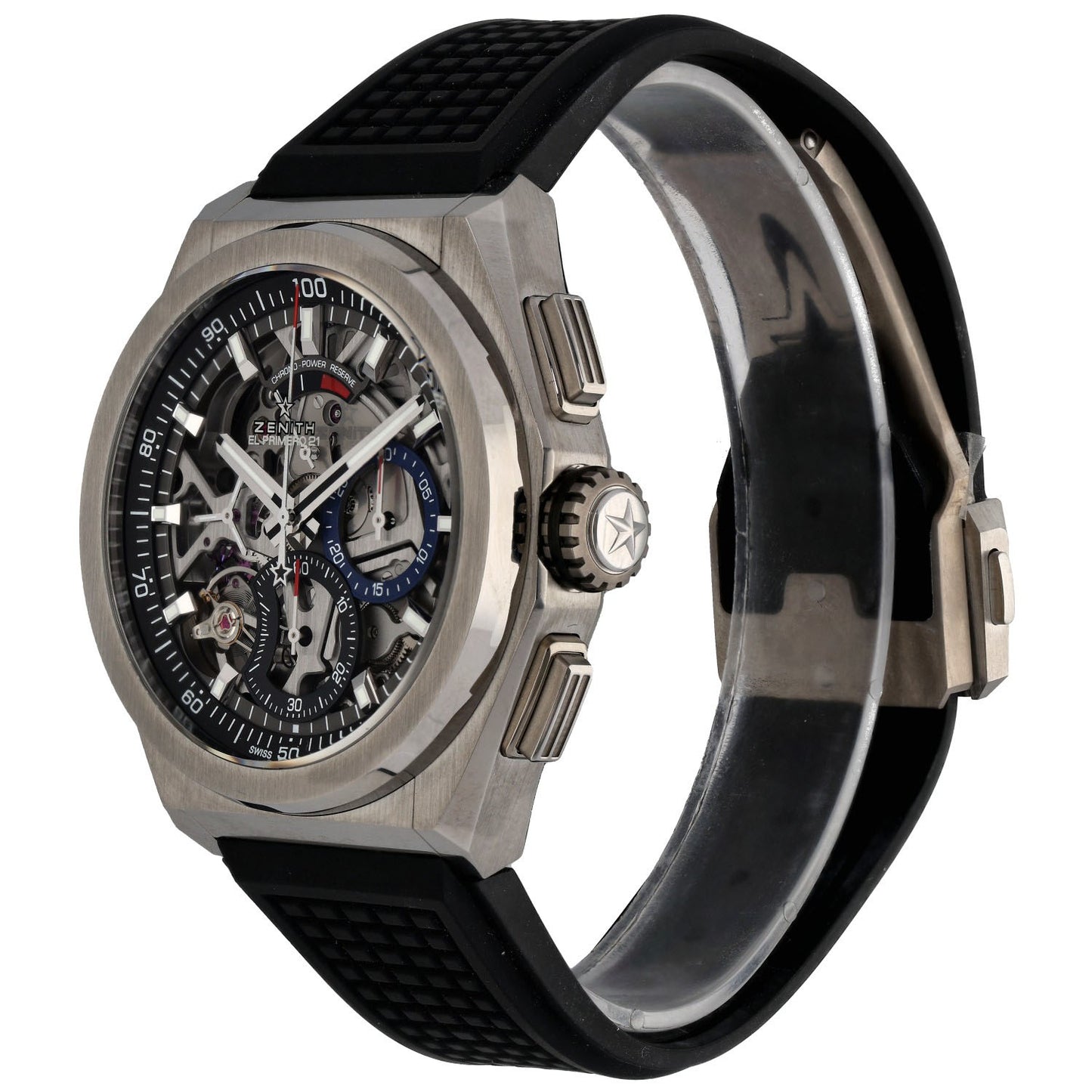 Zenith Defy El Primero 21 95.9000.9004/78.R582 44mm Titanium Watch (Ex-Display)