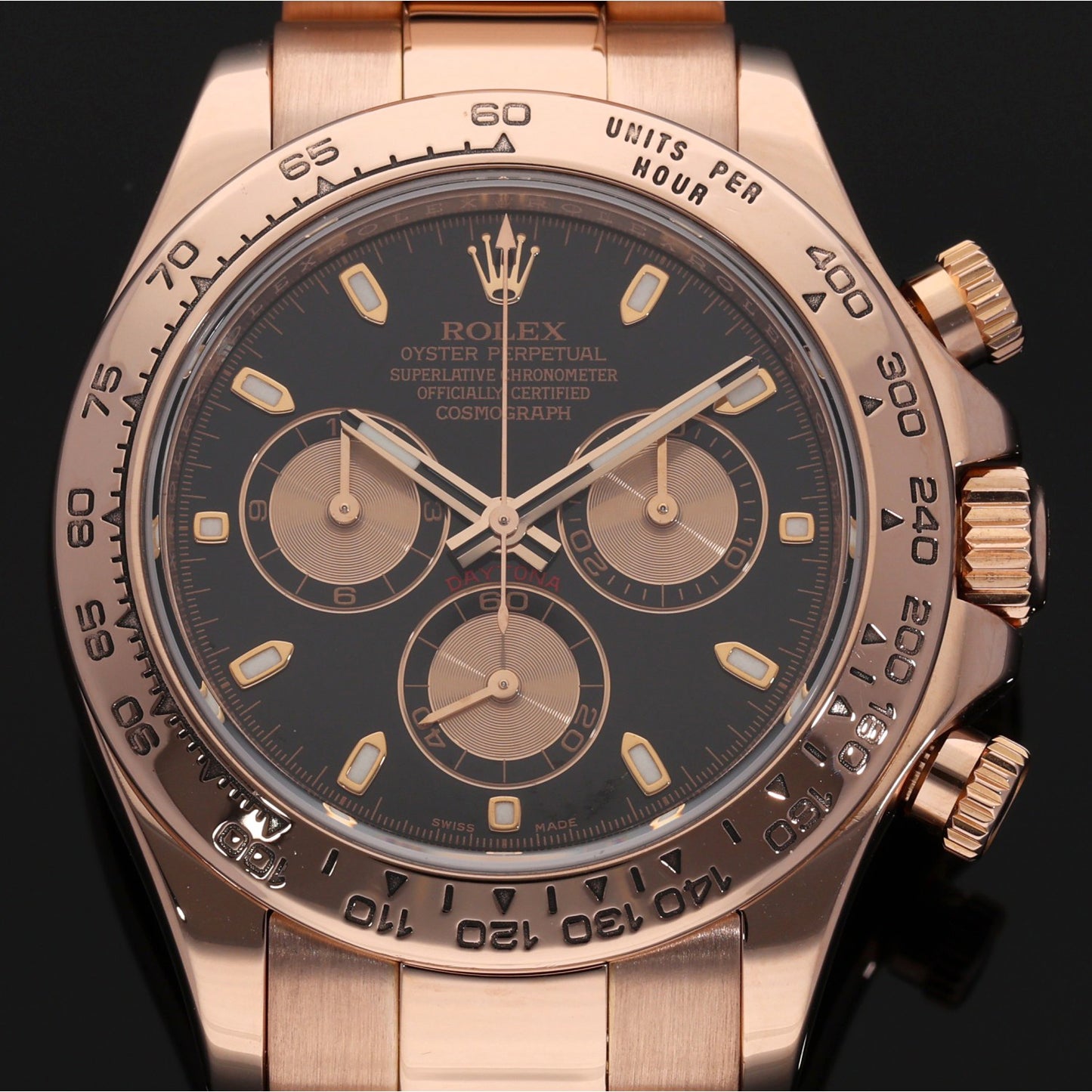 Rolex Daytona 116505 40mm Rose Gold Watch