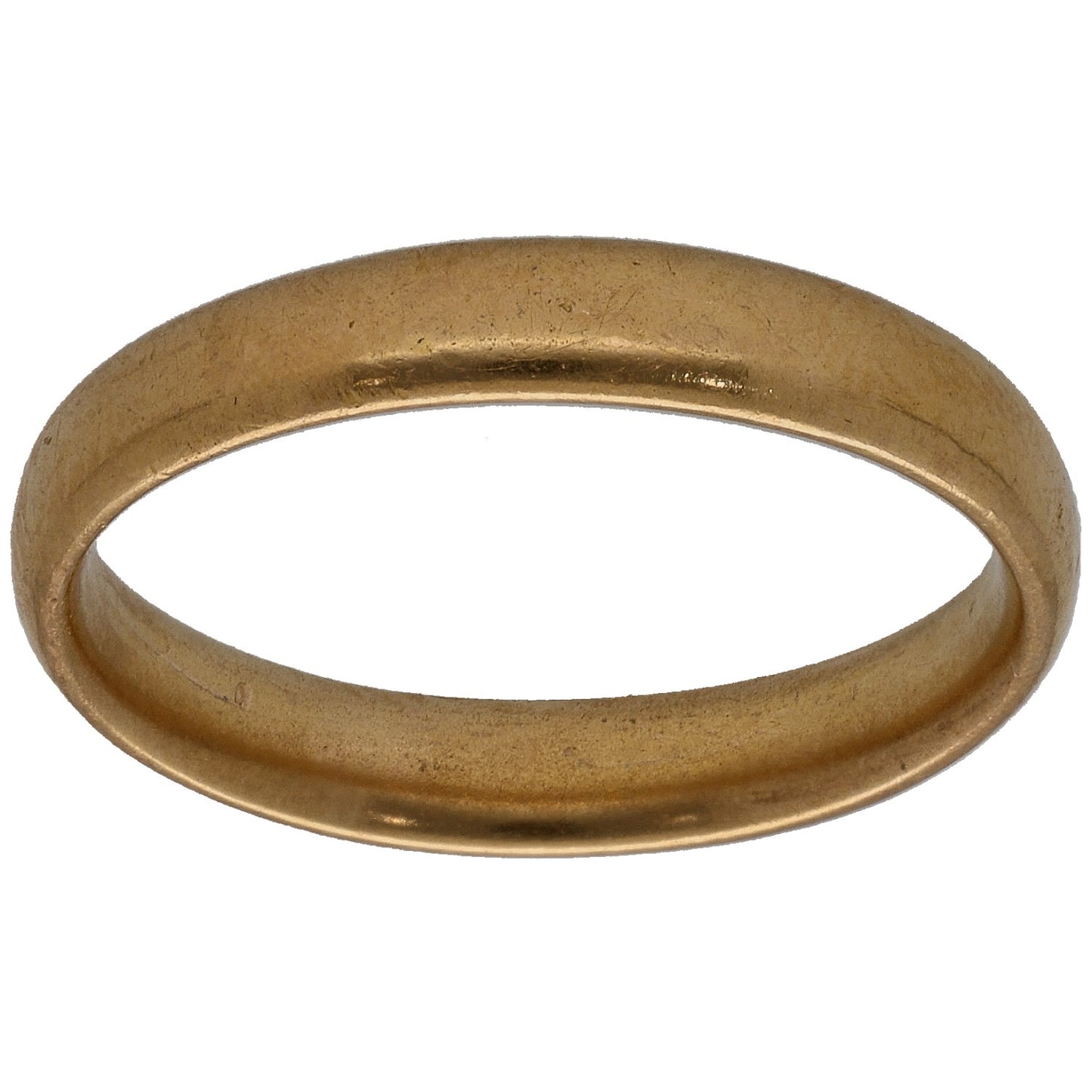 22ct Gold Plain Wedding Ring Size M