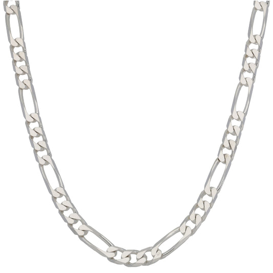 Sterling Silver Figaro Chain 20"