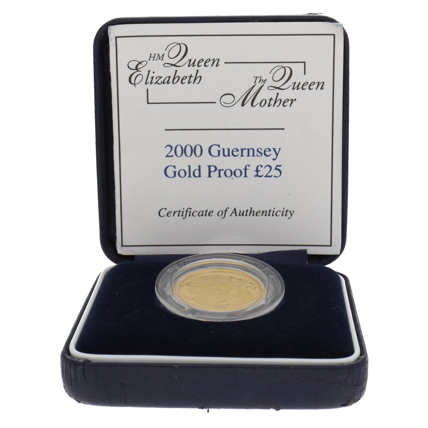 22ct Gold HM The Queen Mother's Centenary 25 Pounds Coin 2000