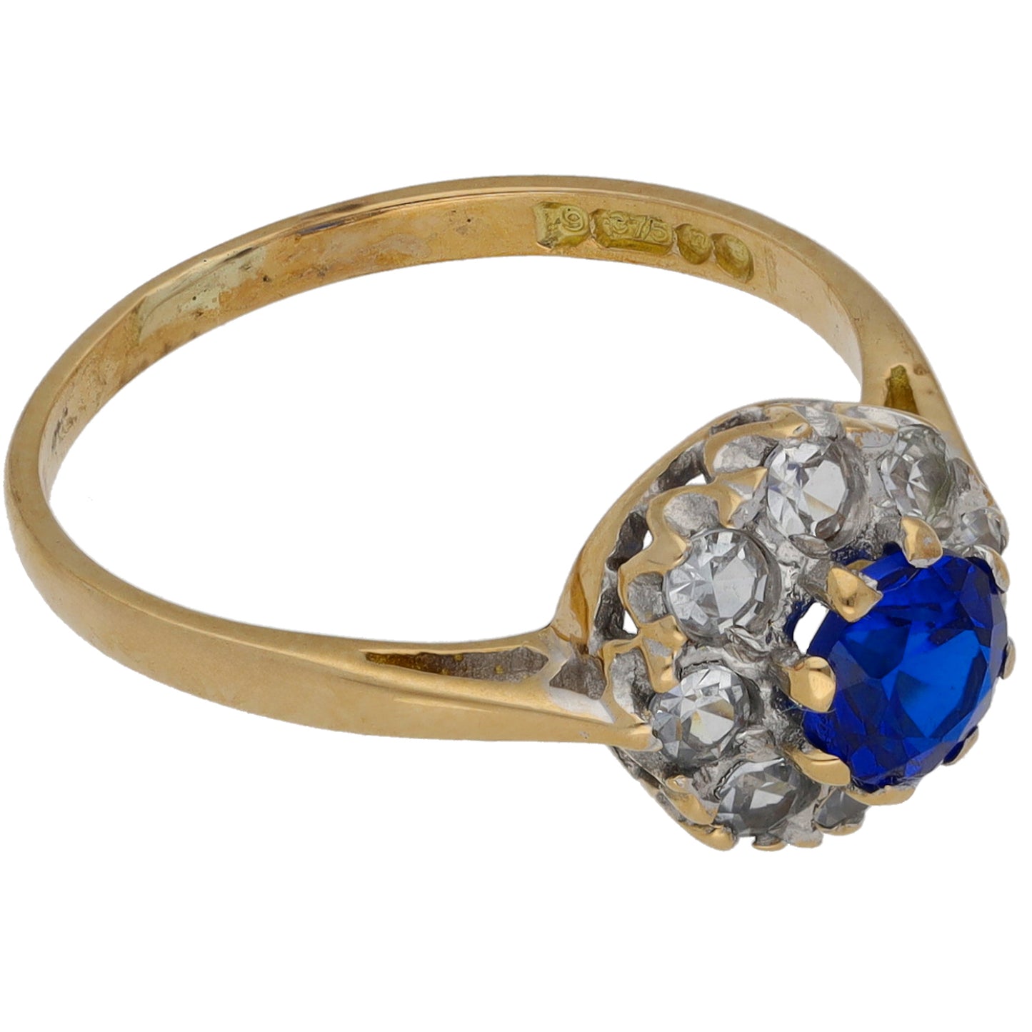 9ct Gold Imitation Dress/Cocktail Ring Size N