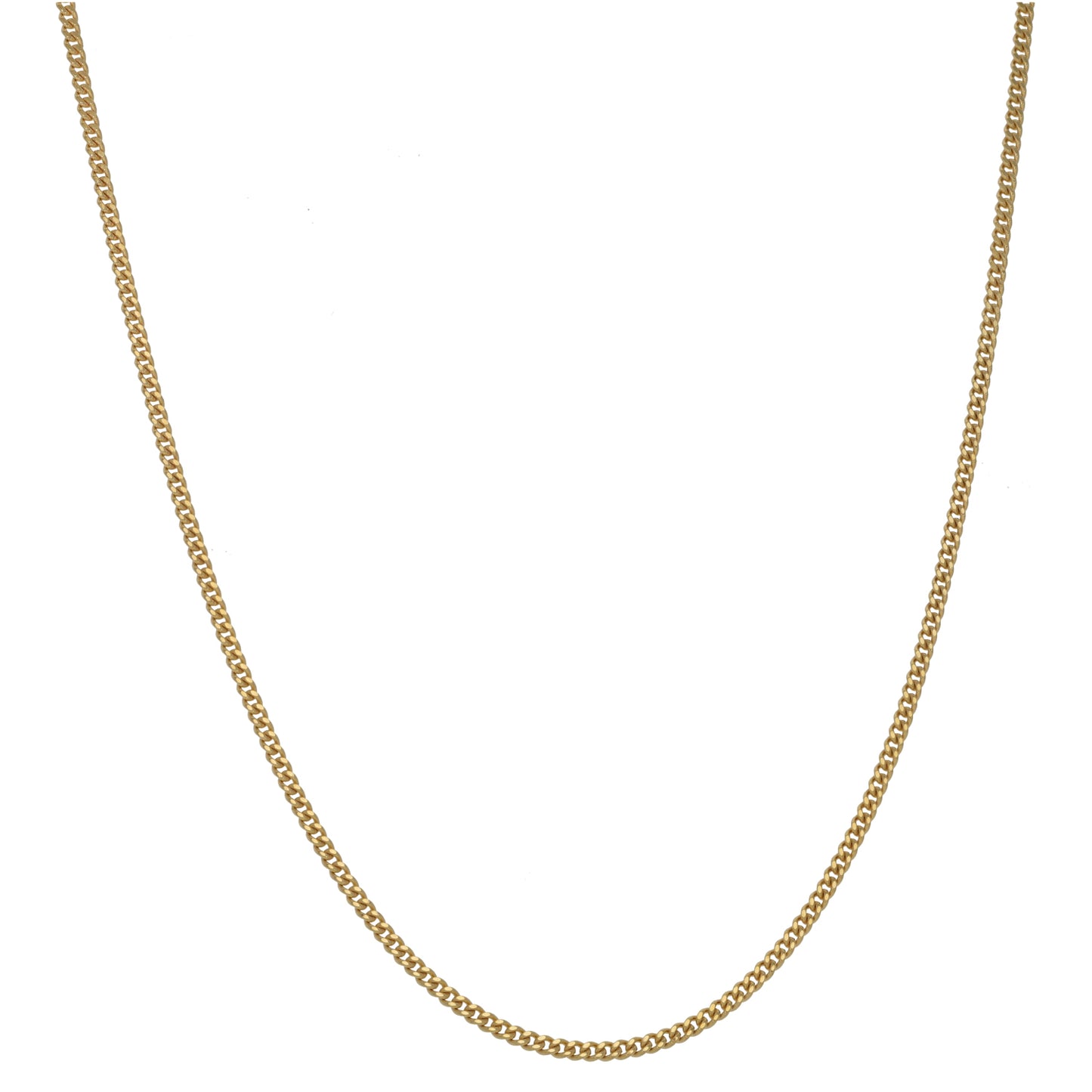 9ct Gold Curb Chain 20"