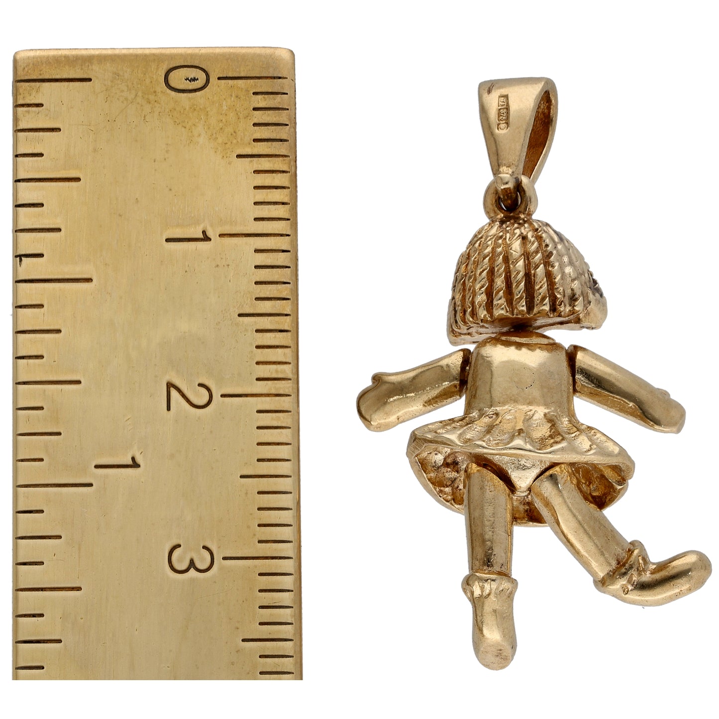 9ct Gold Imitation Dolly Pendant