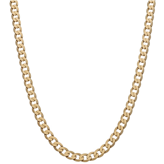9ct Gold Curb Chain 20"