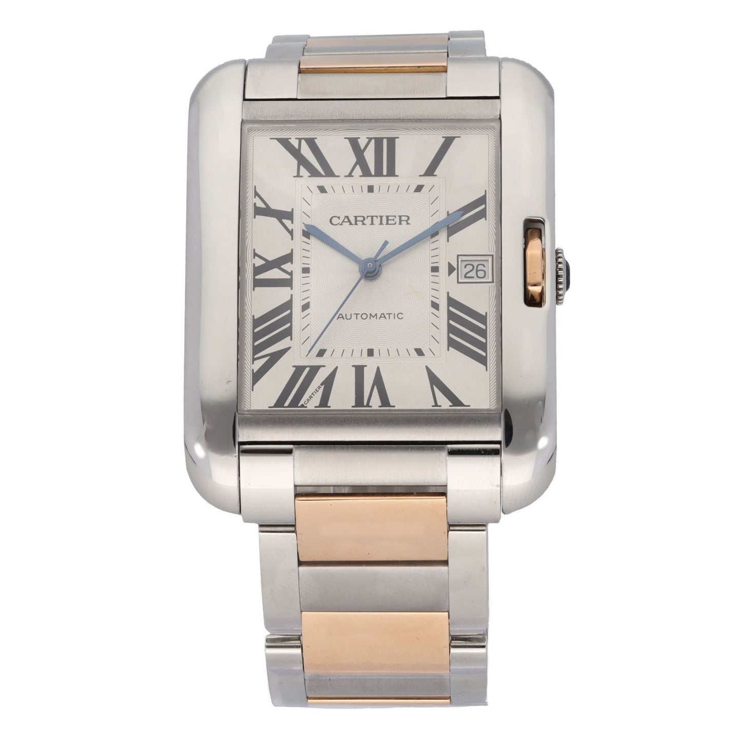 Cartier Tank Anglaise 3507 36mm Stainless Steel Mens Watch
