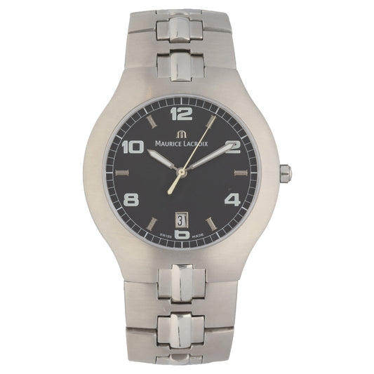 Maurice Lacroix Miros Coussin 69852 38mm Stainless Steel Watch