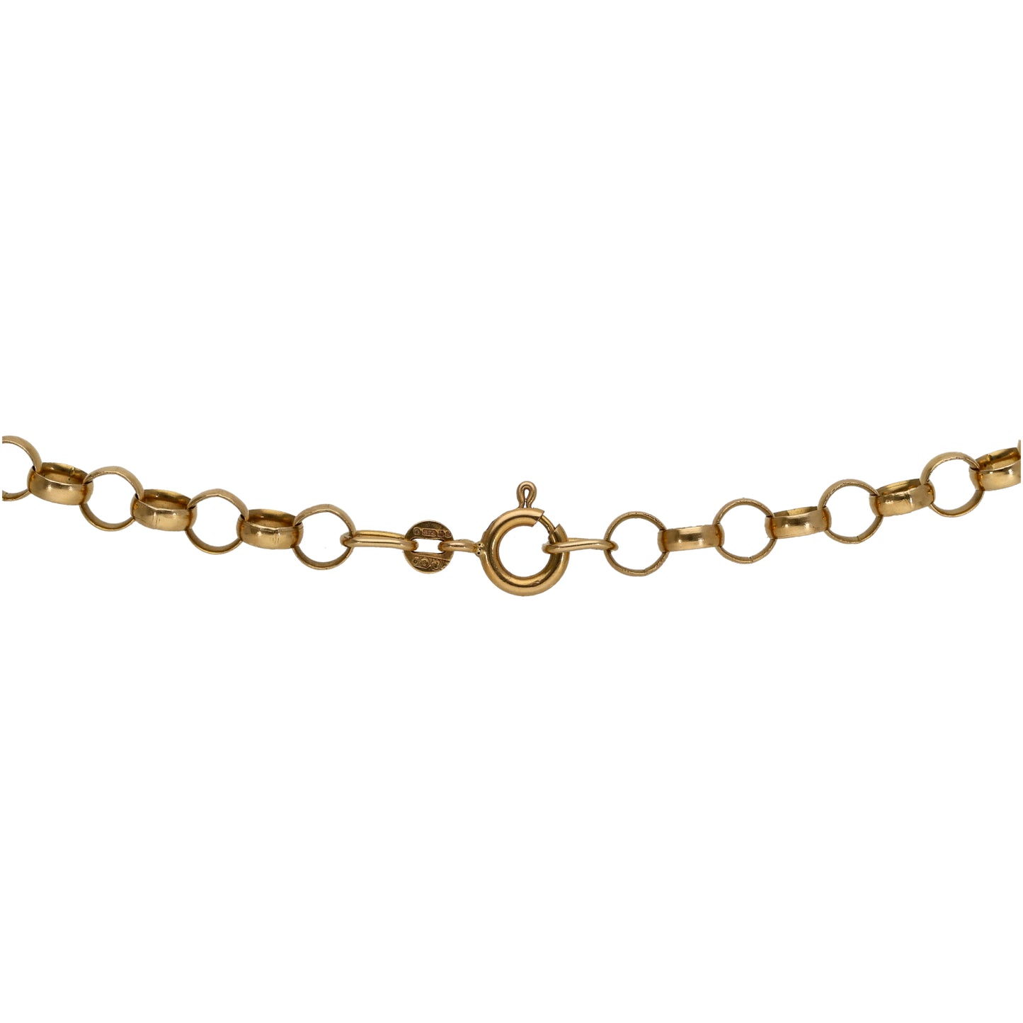 9ct Gold Belcher Chain 22"