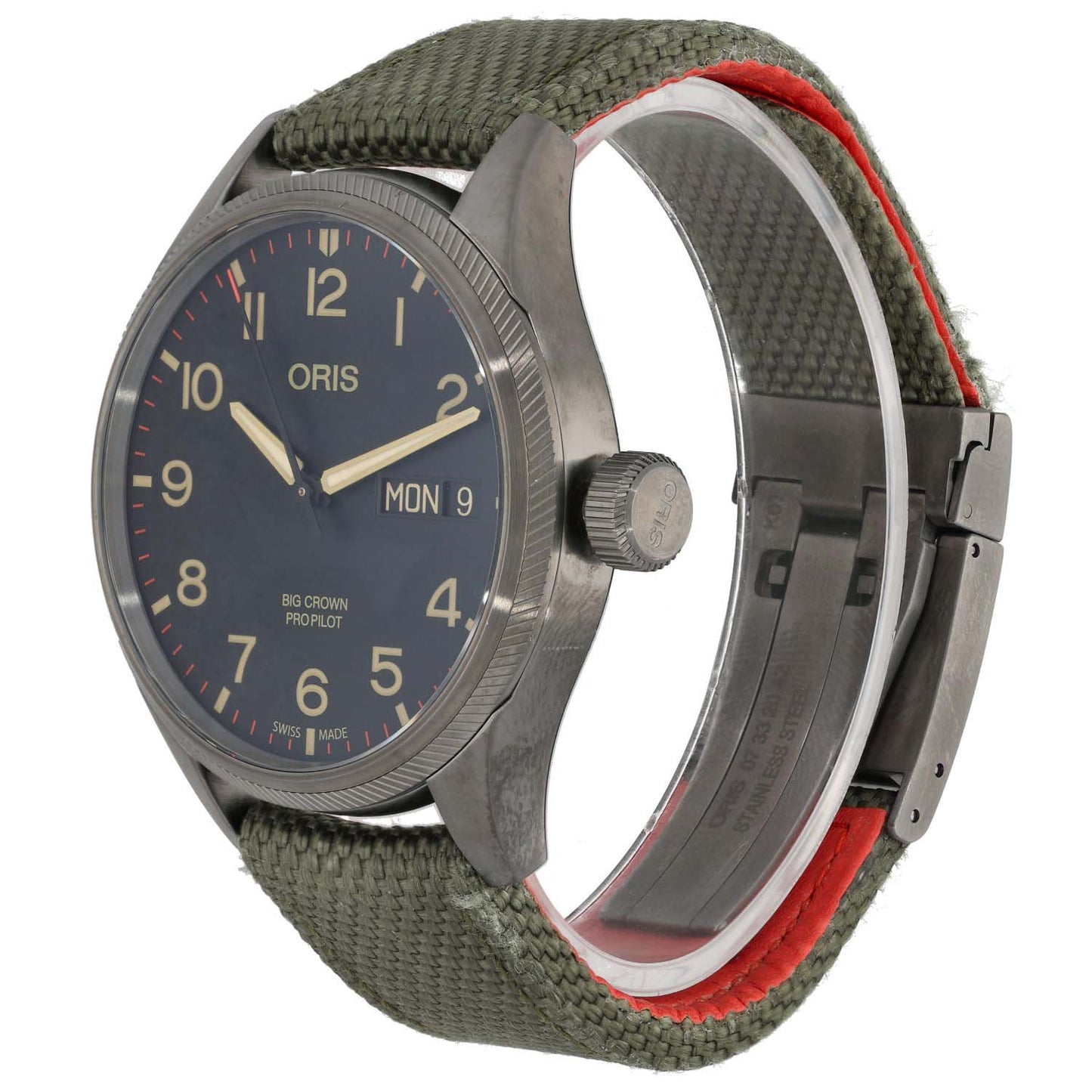 Oris Big Crown ProPilot 752 7698 4274 45mm PVD Stainless Steel Watch