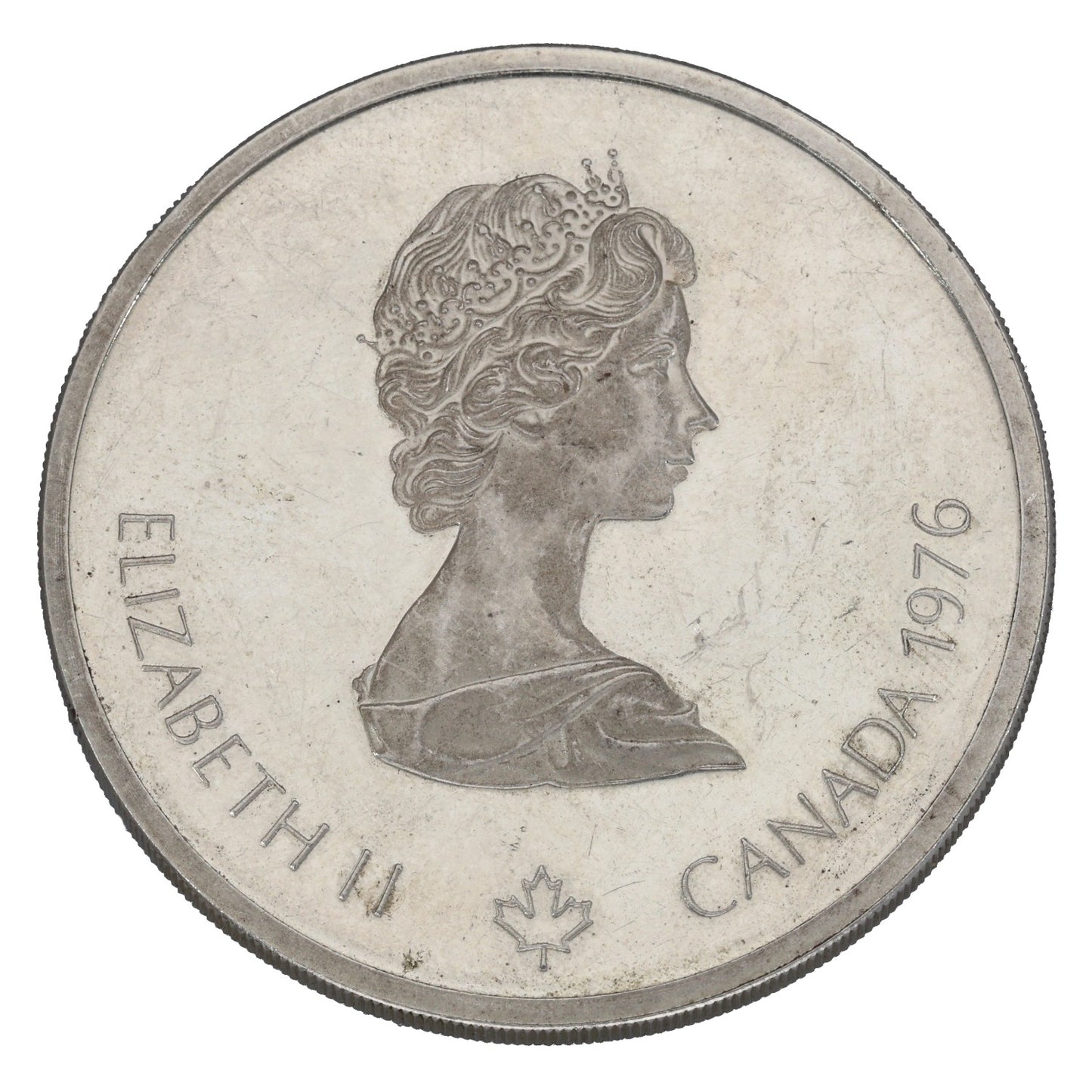 Sterling Silver Montreal Olympics Velodrome 10 Dollars Coin 1976
