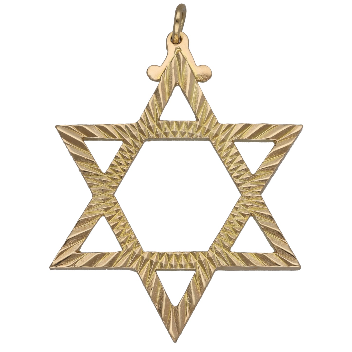 9ct Gold Star of David Pendant