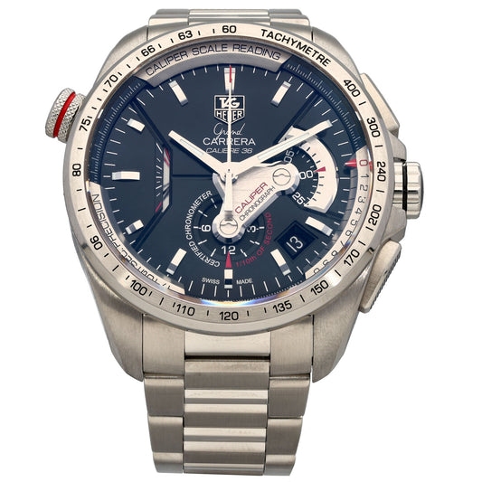 Tag Heuer Grand Carrera CAV5115 43mm Stainless Steel Watch