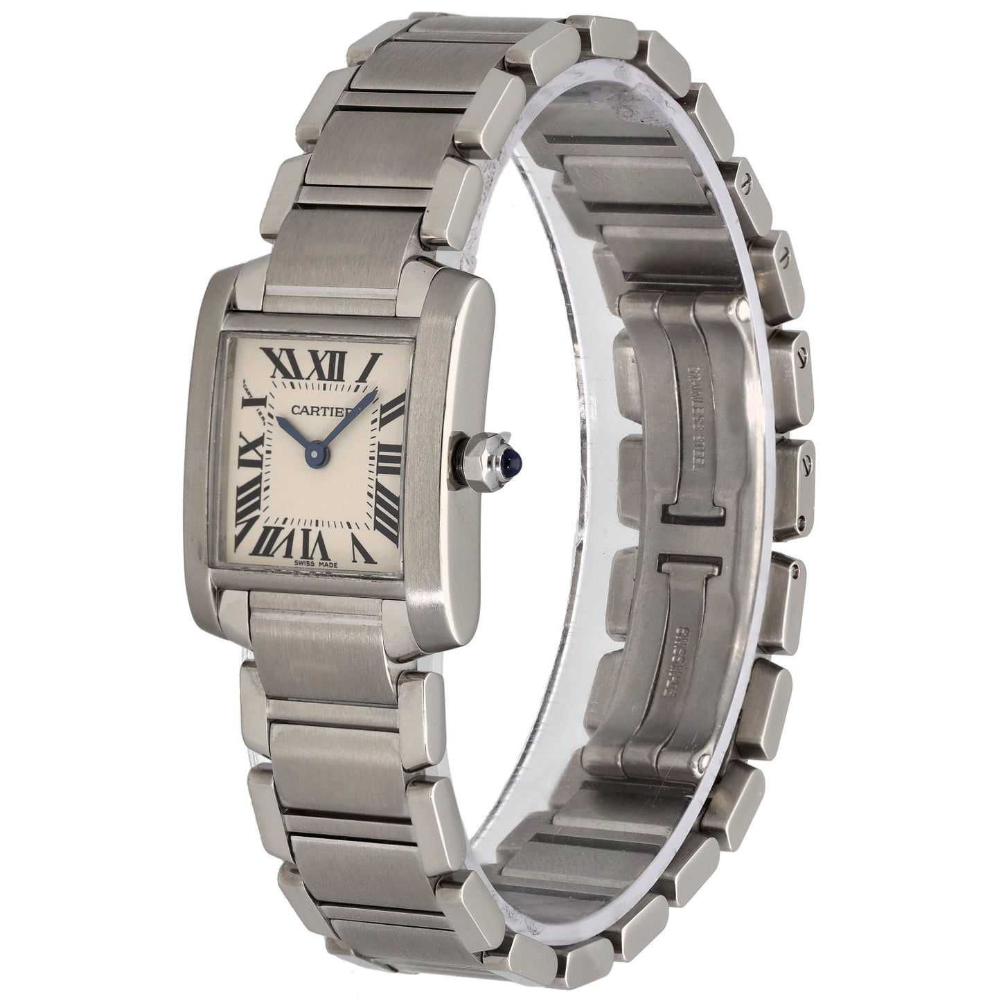 Cartier Tank Francaise 3217 20mm Stainless Steel Watch