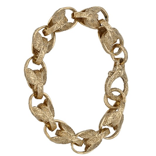 9ct Gold Tulip Bracelet