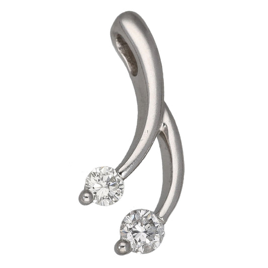 Platinum 0.10ct Diamond Dress/Cocktail Pendant