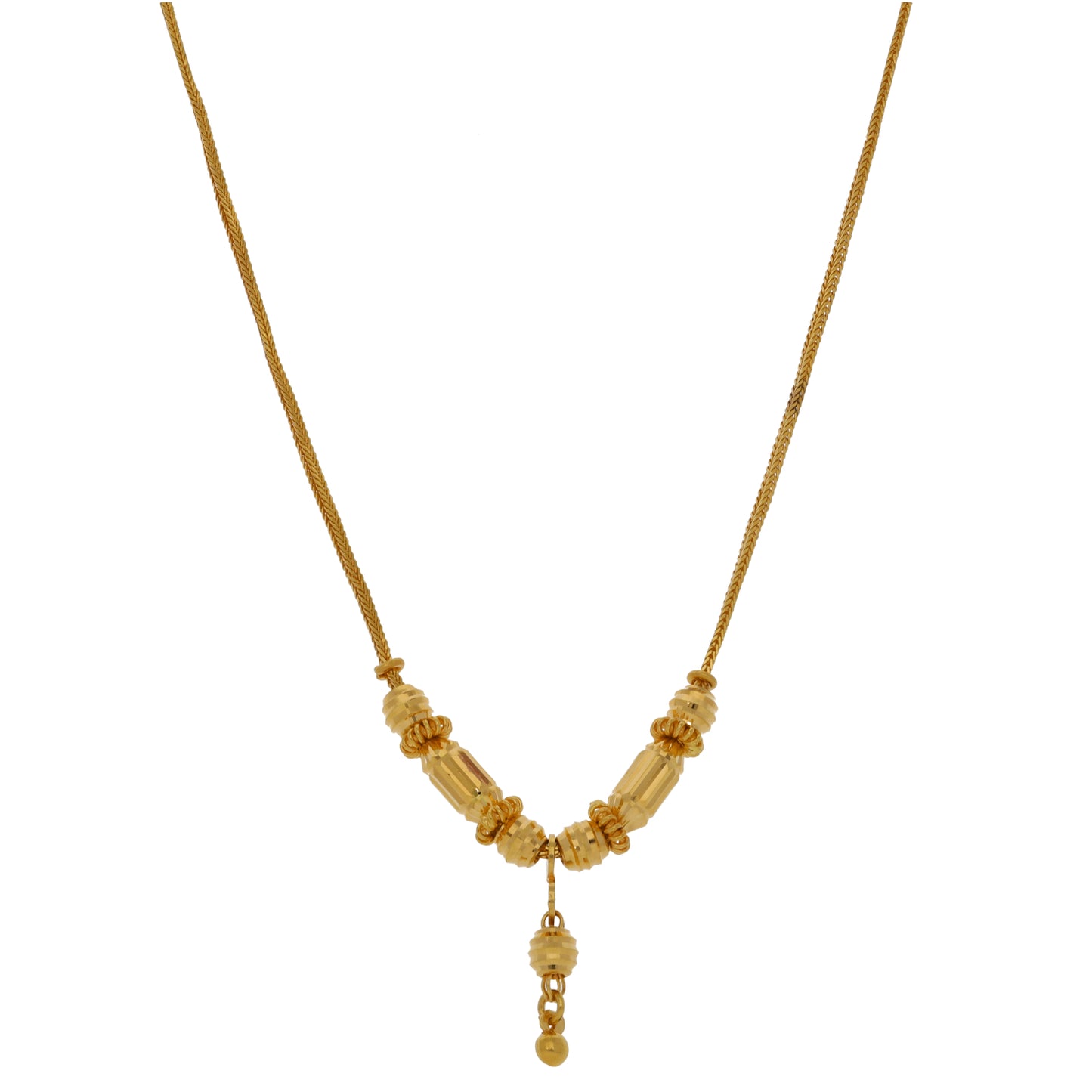 22ct Gold Fancy Necklace 16"