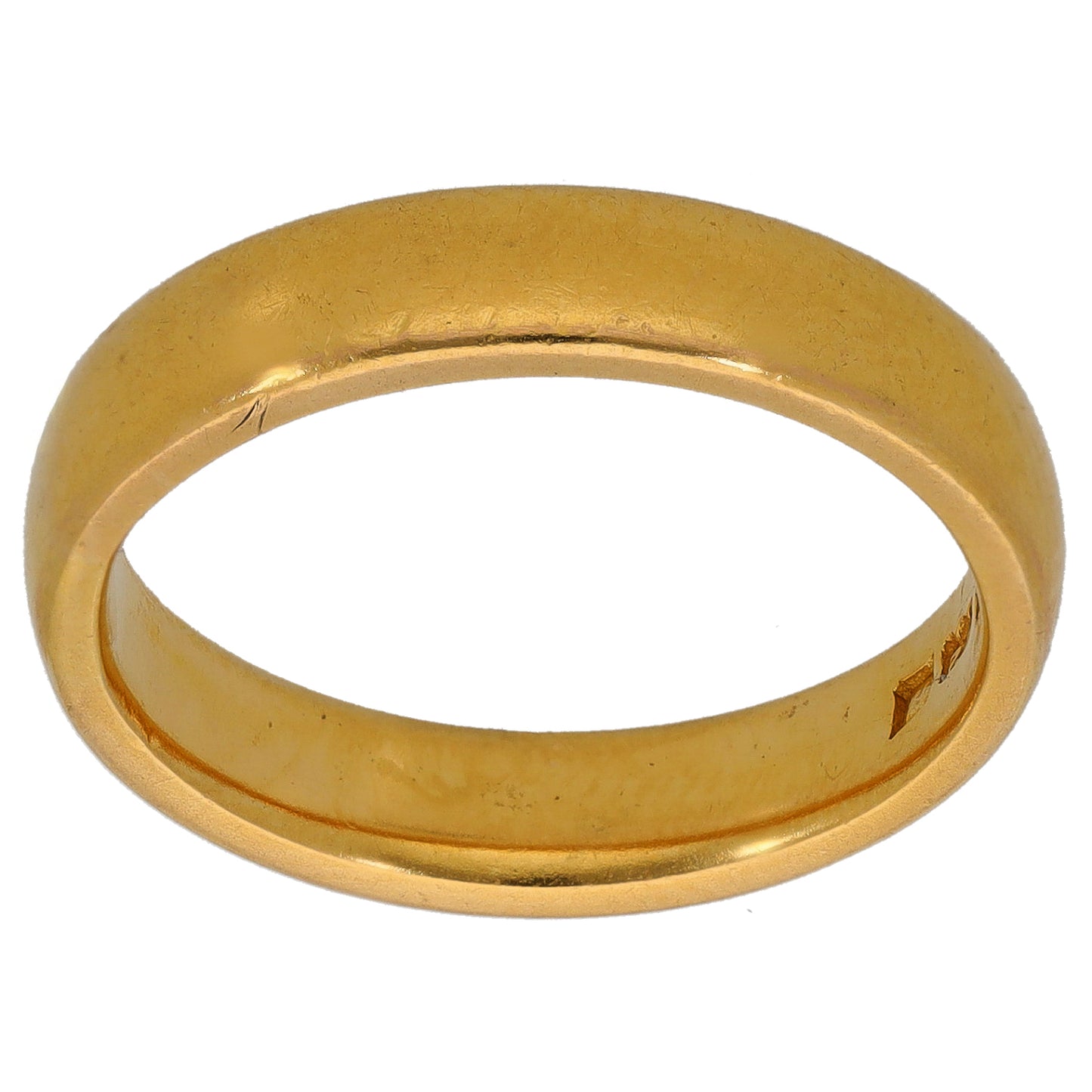 22ct Gold Plain Wedding Ring Size O
