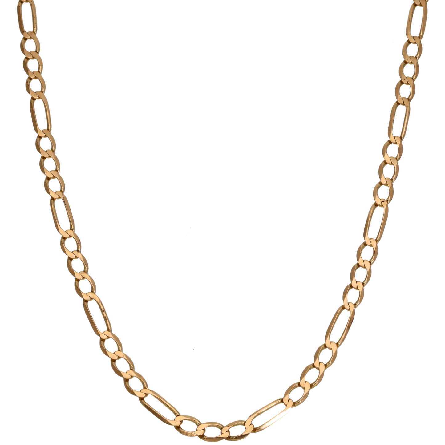 9ct Gold Figaro Chain 18"