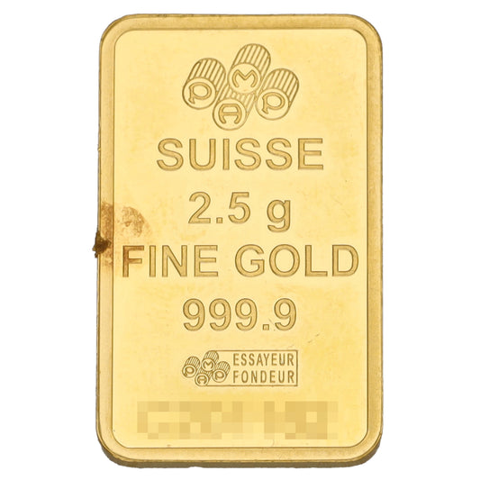 24ct 2.5g Gold Bar
