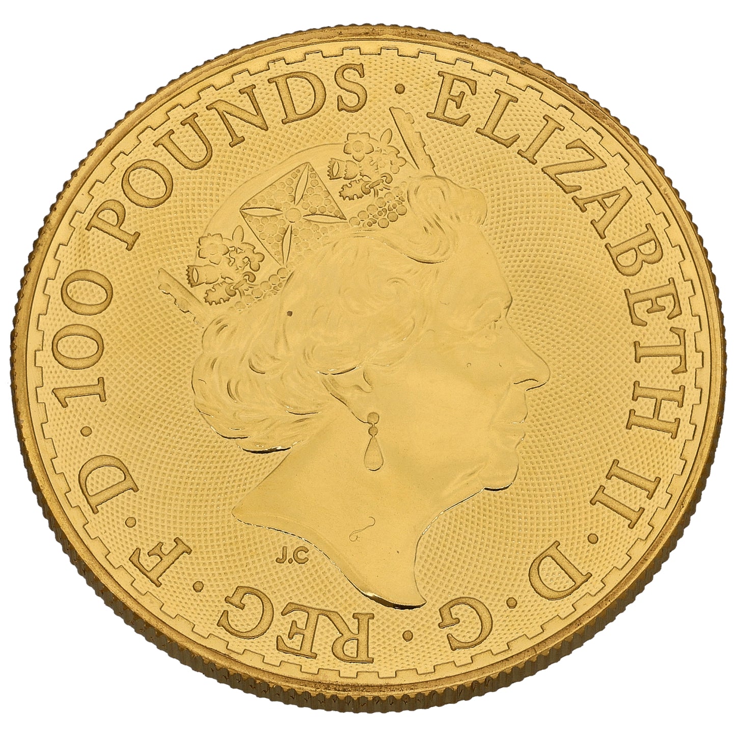 24ct Gold Queen Elizabeth II 1 OZ Britannia Coin 2019
