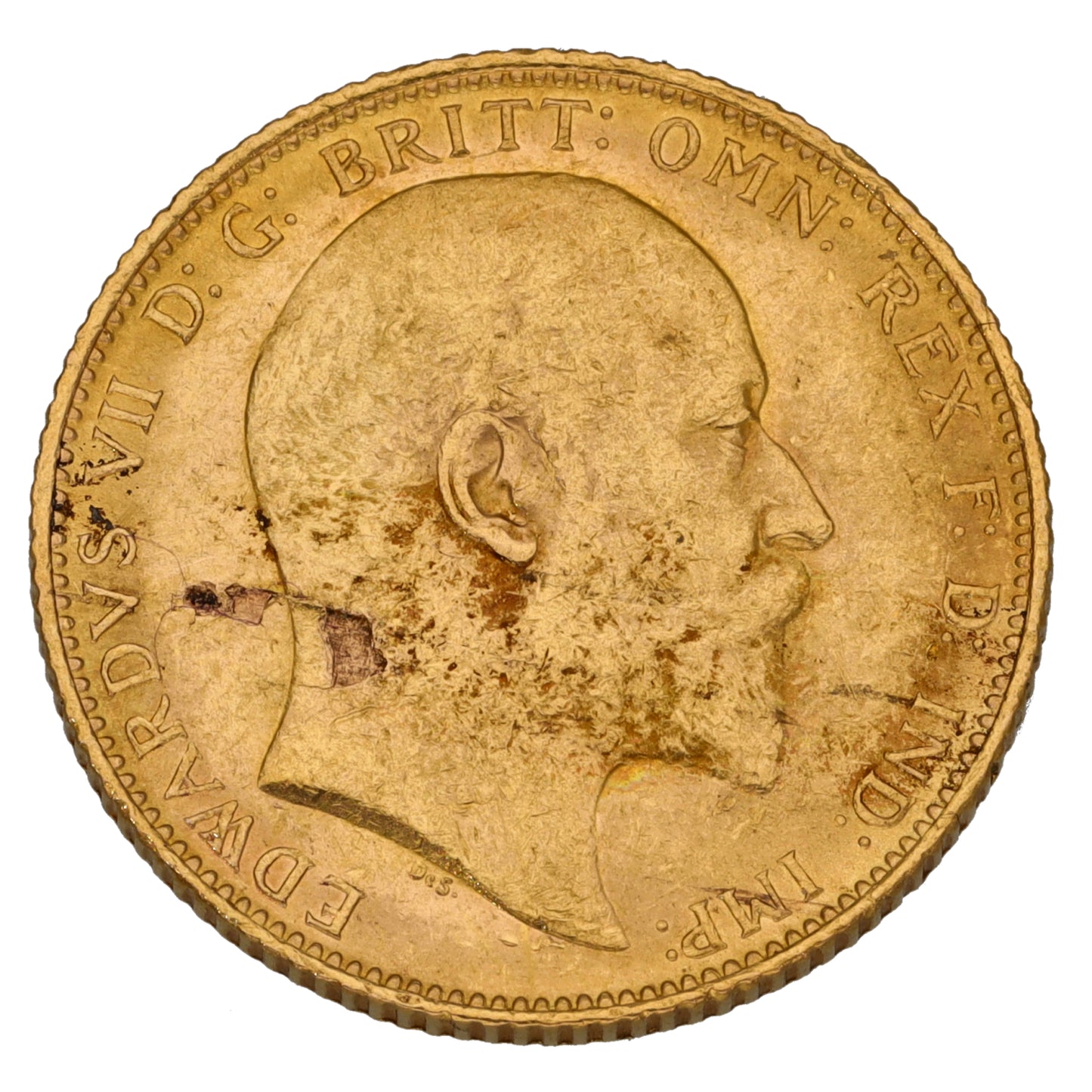 22ct Gold King Edward VII Full Sovereign Coin 1904
