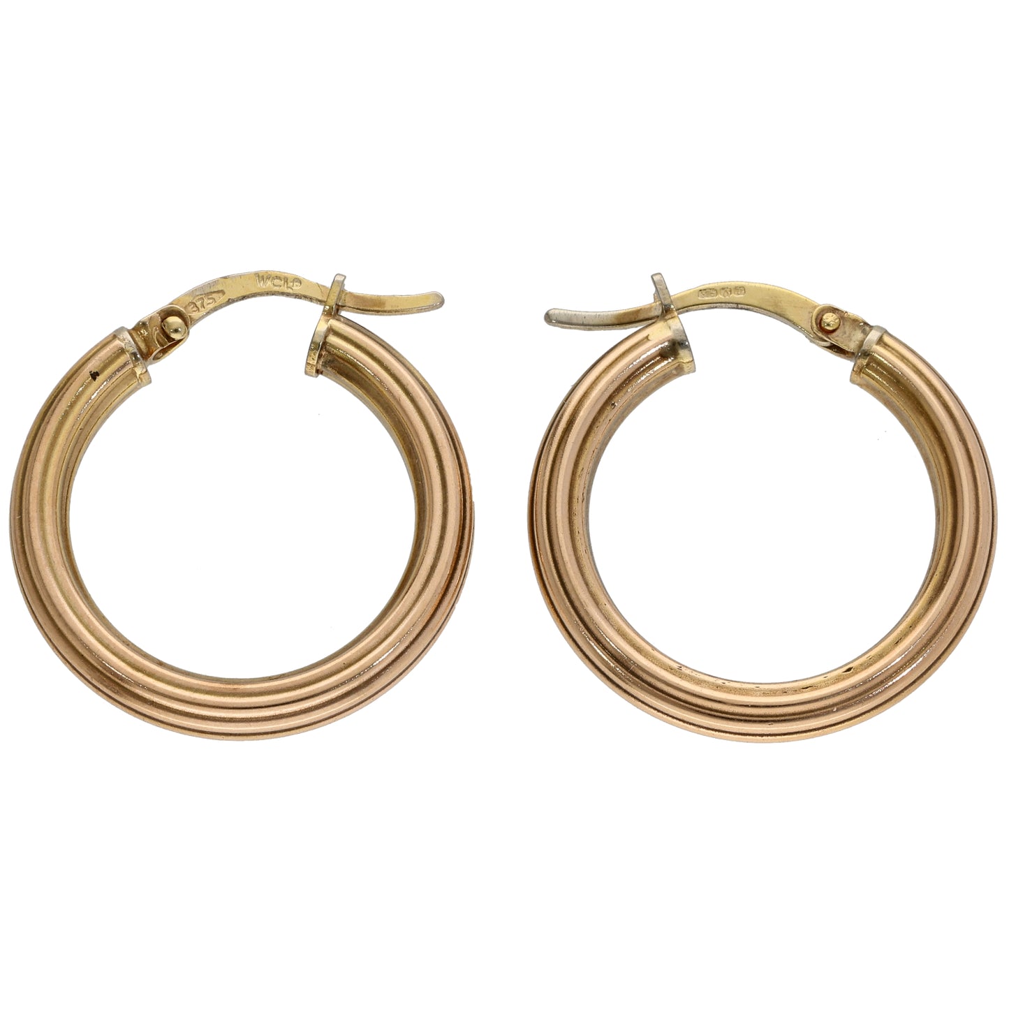 9ct Gold Hoop Earrings
