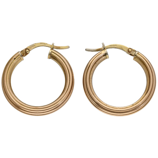 9ct Gold Hoop Earrings