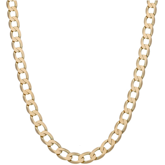9ct Gold Curb Chain 20"