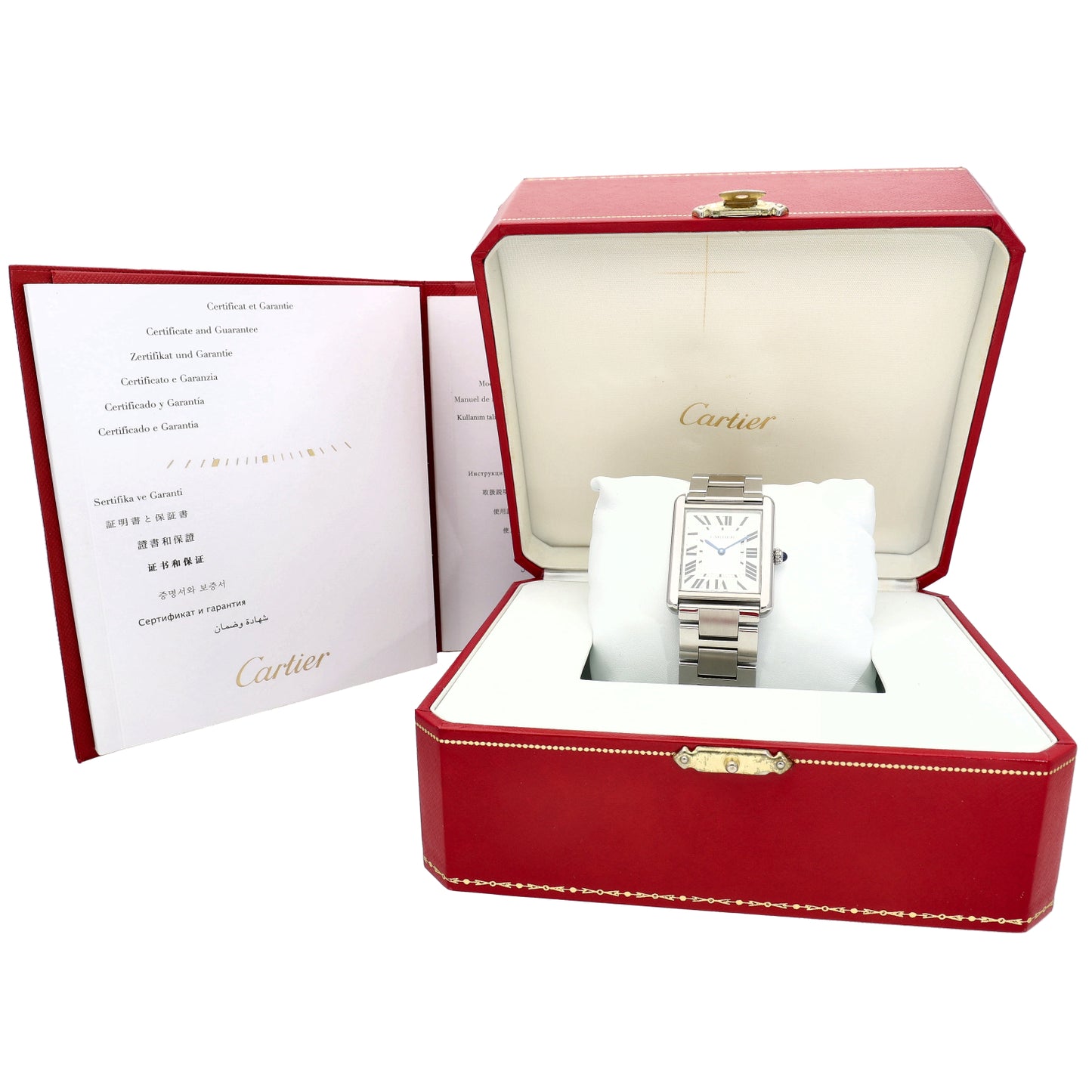 Cartier Tank Solo W5200014 27mm Stainless Steel Watch