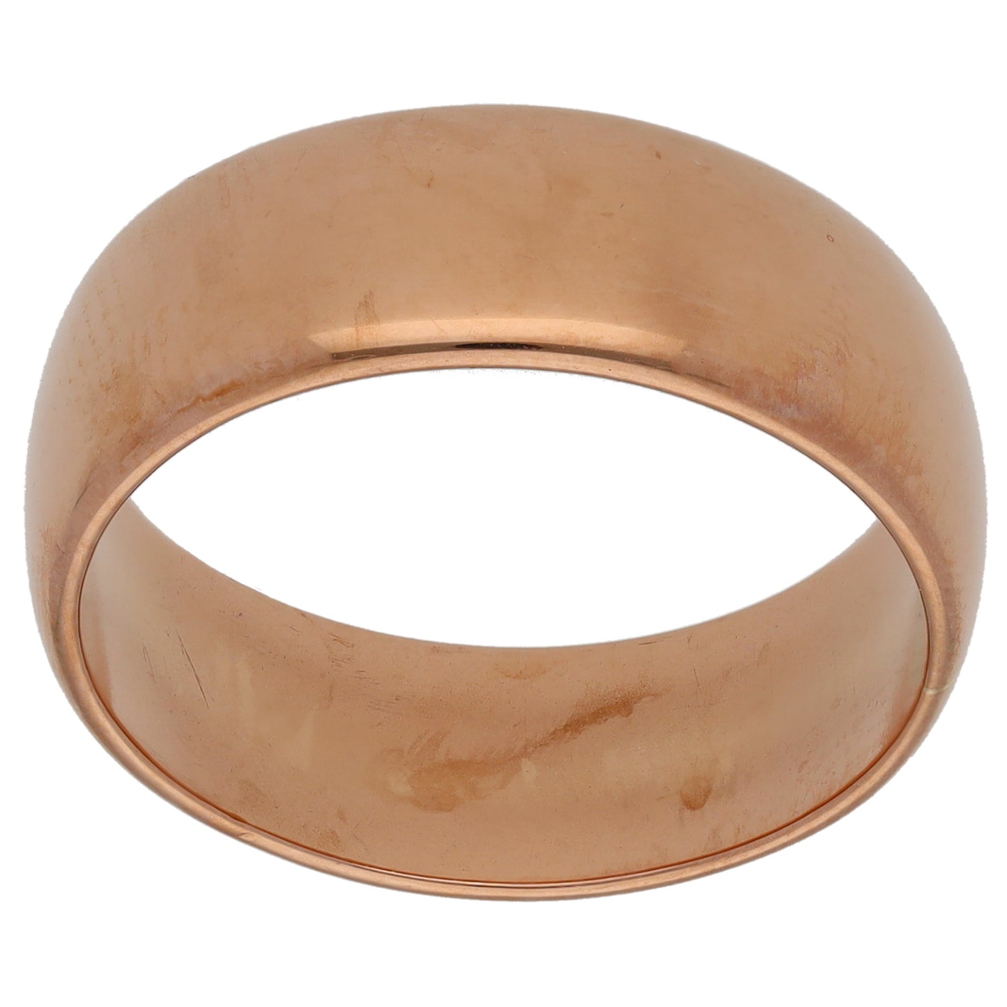 9ct Rose Gold Plain Wedding Ring Size R