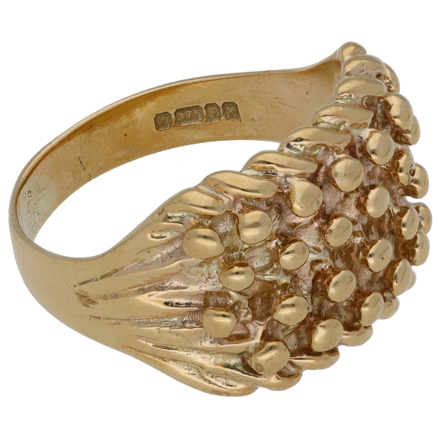 9ct Gold Keeper Ring Size T