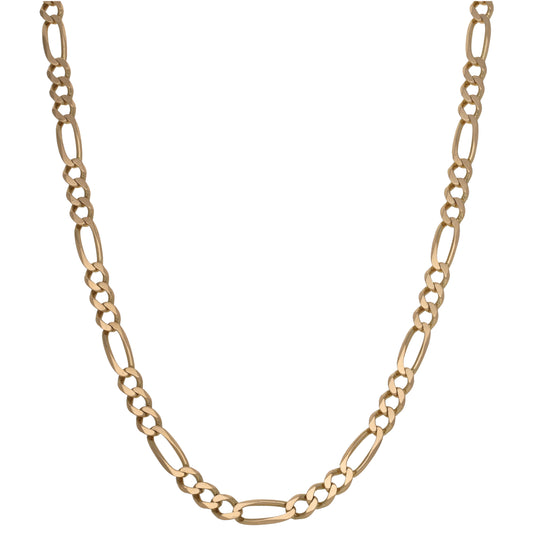 9ct Gold Figaro Chain 22"