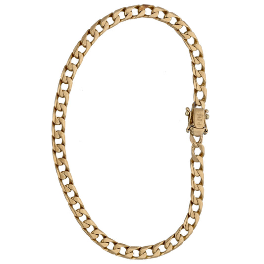 9ct Gold Curb Anklet