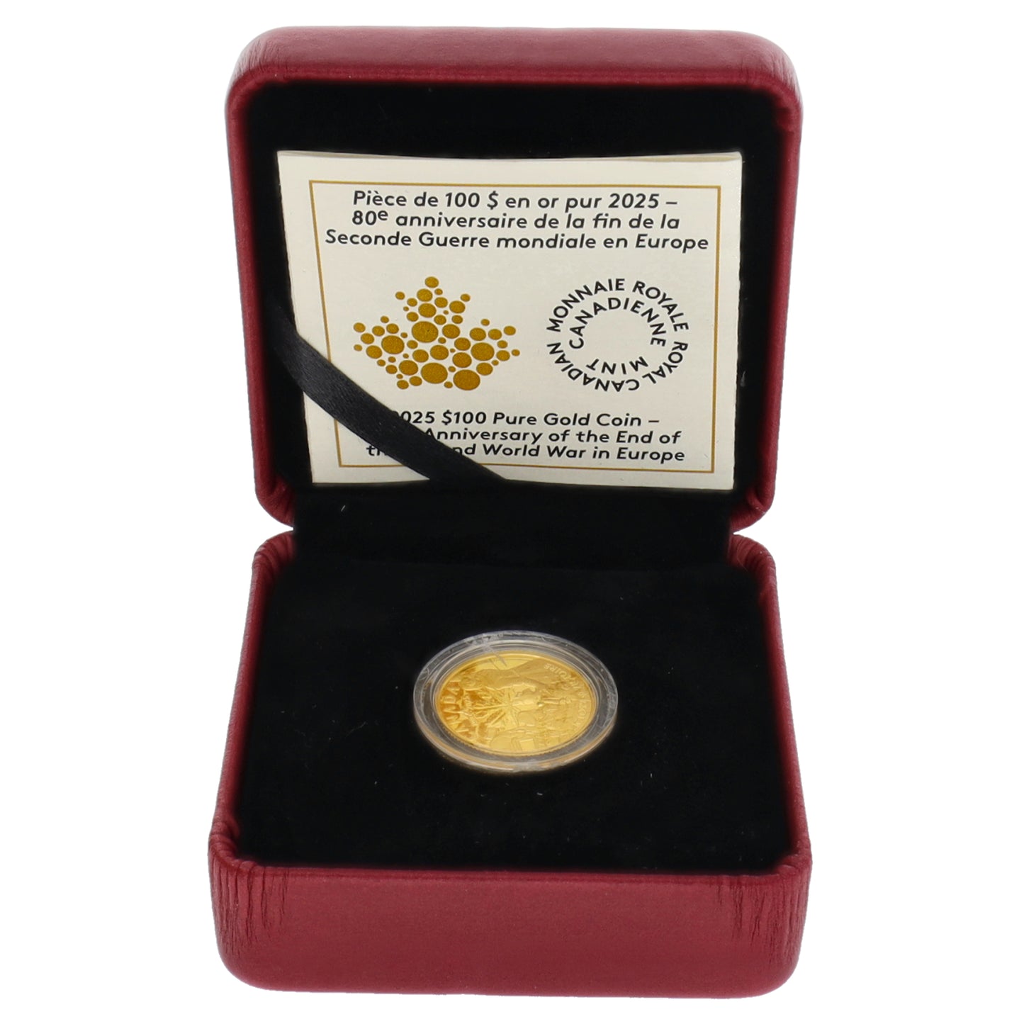 24ct Gold Canada 80th Anniversary of the End of WWII Coin 2025
