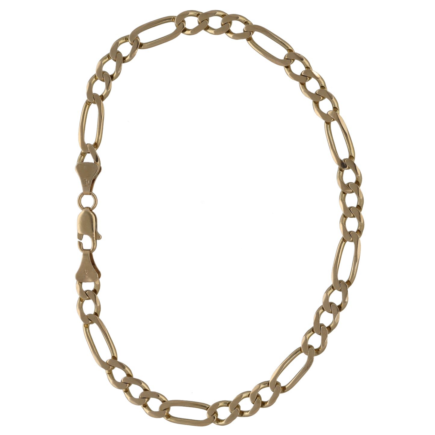 9ct Gold Figaro Bracelet
