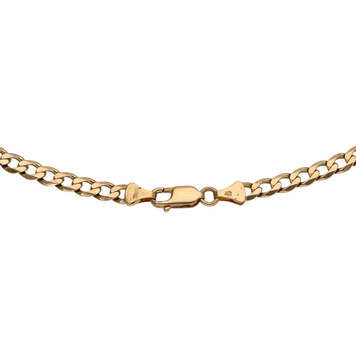 9ct Gold Curb Chain 20"