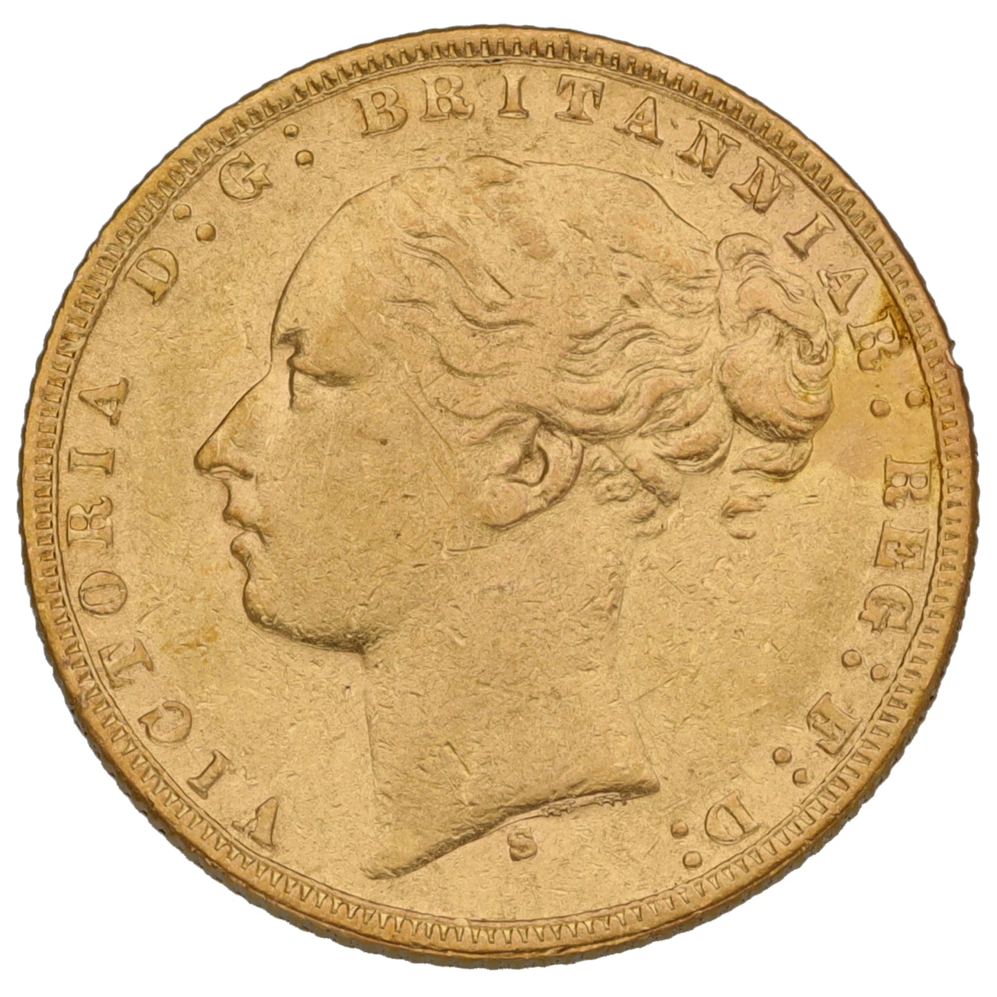 22ct Gold Queen Victoria Full Sovereign Coin 1874