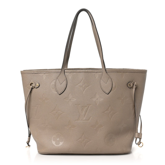 Louis Vuitton Neverfull MM Empreinte Leather Bag - Tourterelle