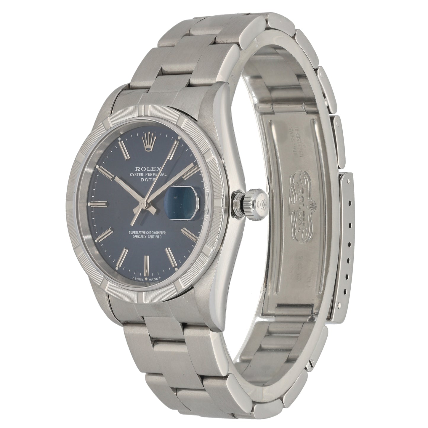 Rolex Date 15210 34mm Stainless Steel Watch