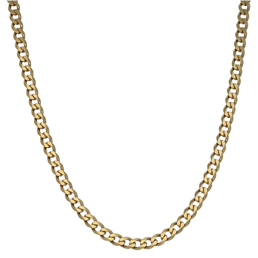 9ct Gold Curb Chain 24"