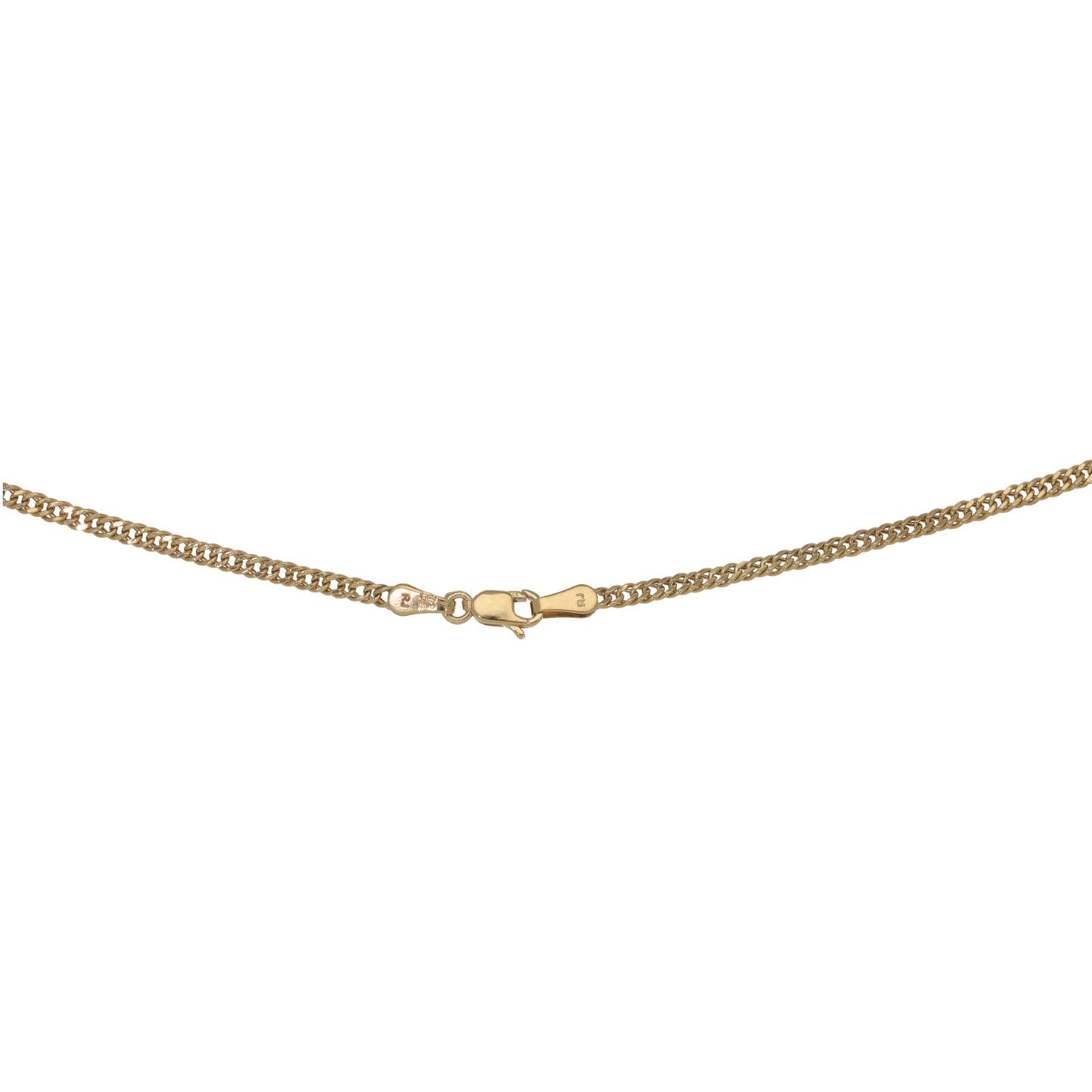 9ct Gold Double Curb Chain 22"