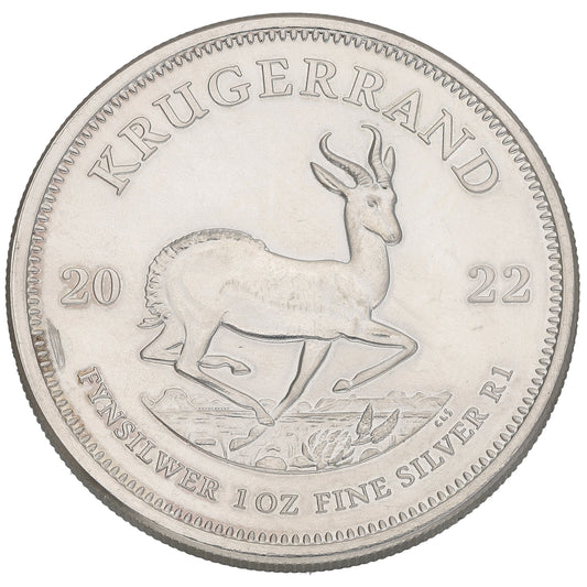 Fine Silver 1 OZ Krugerrand Coin 2022