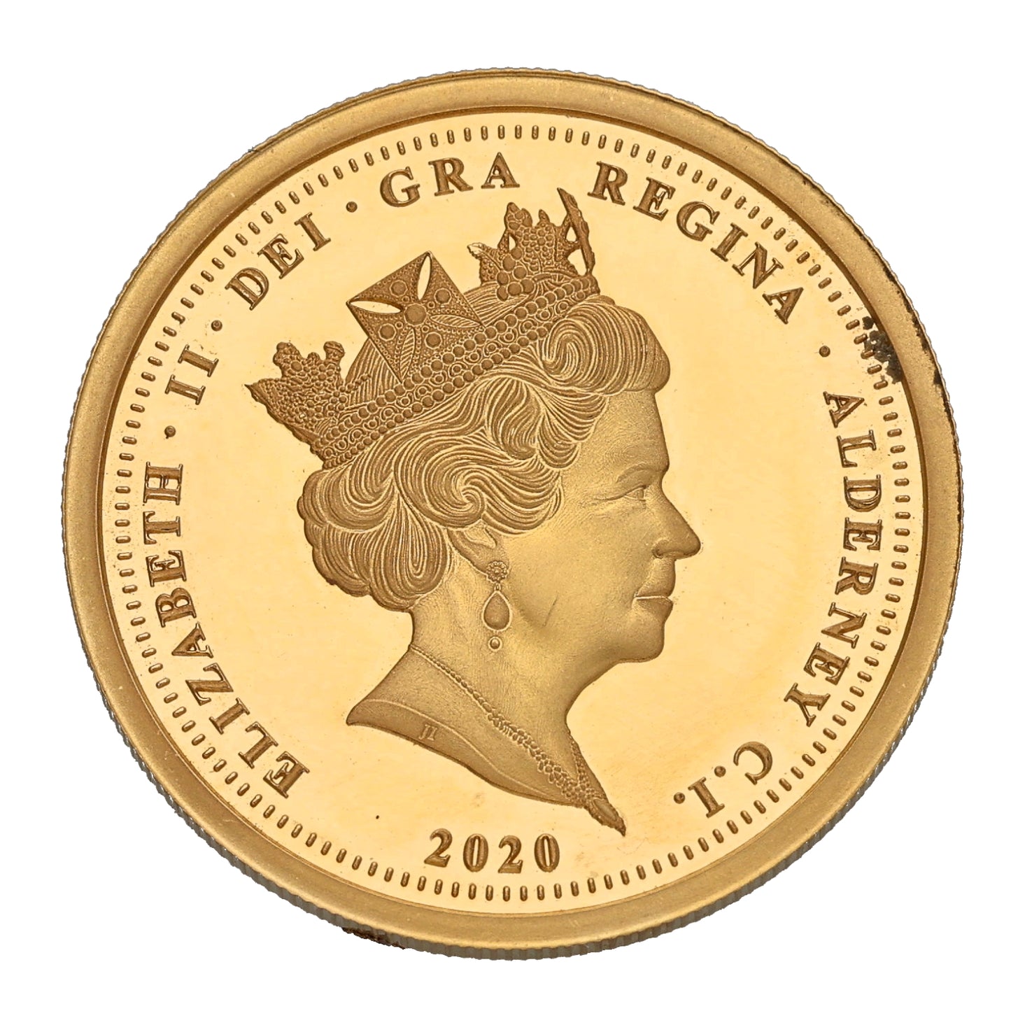 22ct Gold Queen Elizabeth II VE-Day 75 Years Full Sovereign Coin 2020