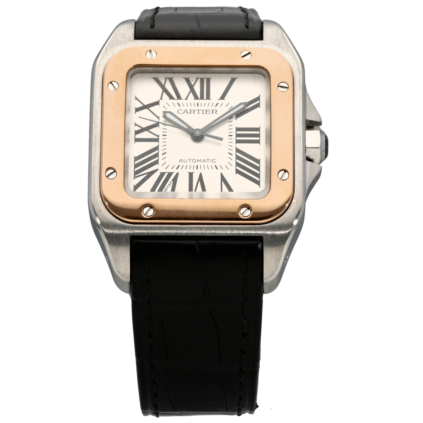 Cartier Santos 100 2878 33mm Bi-Colour Watch
