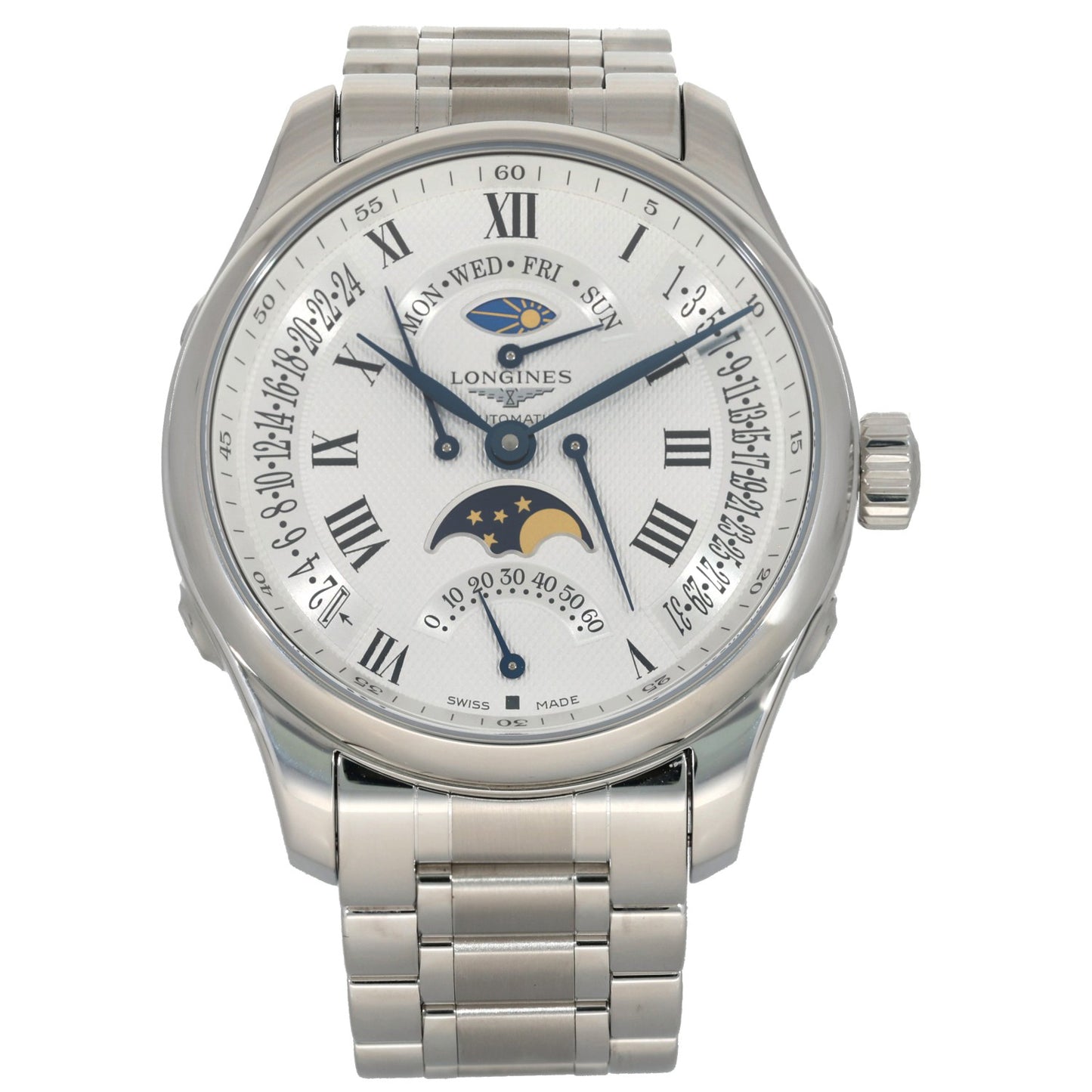 Longines Master Collection L2.739.4 44mm Stainless Steel Watch