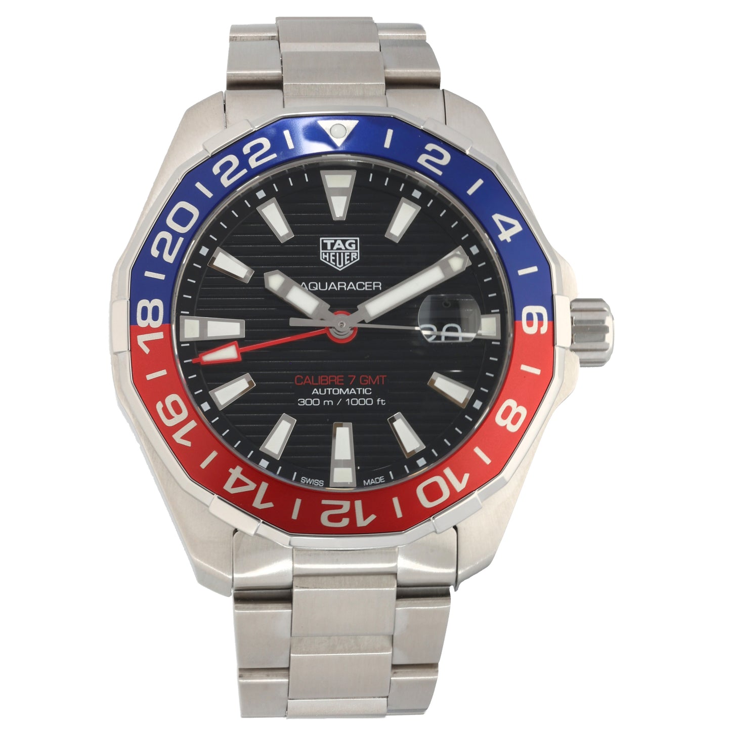 Tag Heuer Aquaracer WAY201F-0 43mm Stainless Steel Watch