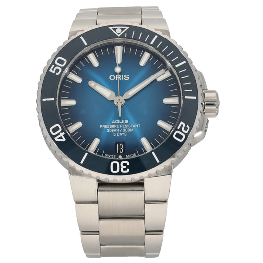 Oris Aquis 7763 43mm Stainless Steel Watch